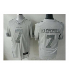 Nike san francisco 49ers 7 Colin Kaepernick White game Platinum NFL Jersey Nike san francisco 49ers 7 Colin Kaepernick White game Platinum NFL Jersey