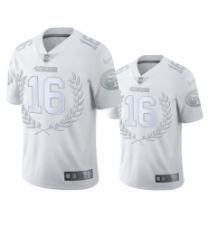 San Francisco 49ers 16 Joe Montana Men 27 Nike Platinum NFL MVP Limited Edition Jersey San Francisco 49ers 16 Joe Montana Men 27 Nike Platinum NFL MVP Limited Edition Jersey