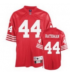 San Francisco 49ers 44 Rathman Red Throwback Jerseys San Francisco 49ers 44 Rathman Red Throwback Jerseys