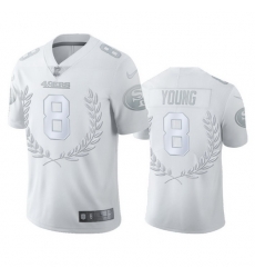 San Francisco 49ers 8 Steve Young Men 27 Nike Platinum NFL MVP Limited Edition Jersey San Francisco 49ers 8 Steve Young Men 27 Nike Platinum NFL MVP Limited Edition Jersey