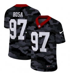 San Francisco 49ers 97 Nick Bosa Men Nike 2020 Black CAMO Vapor Untouchable Limited Stitched NFL Jersey San Francisco 49ers 97 Nick Bosa Men Nike 2020 Black CAMO Vapor Untouchable Limited Stitched NFL Jersey