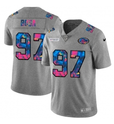 San Francisco 49ers 97 Nick Bosa Men Nike Multi Color 2020 NFL Crucial Catch NFL Jersey Greyheather San Francisco 49ers 97 Nick Bosa Men Nike Multi Color 2020 NFL Crucial Catch NFL Jersey Greyheather