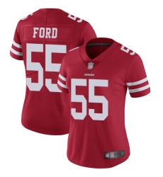 49ers 55 Dee Ford Red Team Color Women Stitched Football Vapor Untouchable Limited Jersey 49ers 55 Dee Ford Red Team Color Women Stitched Football Vapor Untouchable Limited Jersey