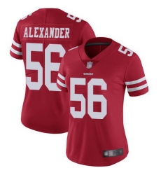 49ers 56 Kwon Alexander Red Team Color Womens Stitched Football Vapor Untouchable Limited Jersey 49ers 56 Kwon Alexander Red Team Color Womens Stitched Football Vapor Untouchable Limited Jersey