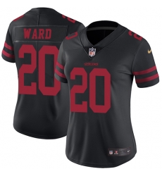 Nike 49ers #20 Jimmie Ward Black Alternate Womens Stitched NFL Vapor Untouchable Limited Jersey Nike 49ers #20 Jimmie Ward Black Alternate Womens Stitched NFL Vapor Untouchable Limited Jersey