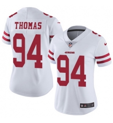 Nike 49ers #94 Solomon Thomas White Womens Stitched NFL Vapor Untouchable Limited Jersey Nike 49ers #94 Solomon Thomas White Womens Stitched NFL Vapor Untouchable Limited Jersey