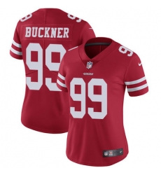 Nike 49ers #99 DeForest Buckner Red Team Color Womens Stitched NFL Vapor Untouchable Limited Jersey Nike 49ers #99 DeForest Buckner Red Team Color Womens Stitched NFL Vapor Untouchable Limited Jersey