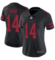 Women 49ers 14 Jalen Hurd Black Alternate Stitched Football Vapor Untouchable Limited Jersey Women 49ers 14 Jalen Hurd Black Alternate Stitched Football Vapor Untouchable Limited Jersey