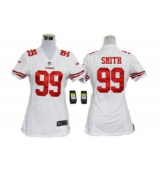Women Nike NFL San Francisco 49ers 99# Aldon Smith White Jersey Women Nike NFL San Francisco 49ers 99# Aldon Smith White Jersey