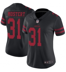 Women Nike San Francisco 49ers 31 Raheem Mostert Black Vapor Untouchable Limited Player NFL Jersey Women Nike San Francisco 49ers 31 Raheem Mostert Black Vapor Untouchable Limited Player NFL Jersey
