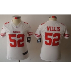 Women Nike San Francisco 49ers 52 Patrick Willis White Game LIMITED NFL Jerseys Women Nike San Francisco 49ers 52 Patrick Willis White Game LIMITED NFL Jerseys
