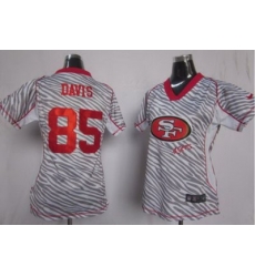 Women Nike San Francisco 49ers 85 Vernon Davis Women Nike San Francisco 49ers 85 Vernon Davis
