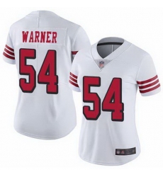 Women Nike San Francisco 49ers Fred Warner 54 White Vapor Untouchable Limited NFL Jersey Women Nike San Francisco 49ers Fred Warner 54 White Vapor Untouchable Limited NFL Jersey