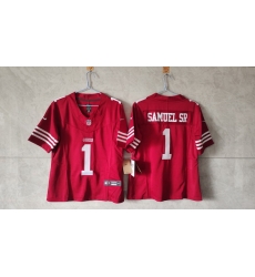 Women San Francisco 49ers 1 Deebo Samuel Sr Red F U S E Vapor Untouchable Stitched Jersey Women San Francisco 49ers 1 Deebo Samuel Sr Red F U S E Vapor Untouchable Stitched Jersey