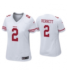 Women San Francisco 49ers 2 Jason Verrett White Vapor limited Jersey Women San Francisco 49ers 2 Jason Verrett White Vapor limited Jersey
