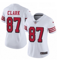 Womens Nike San Francisco 49ers 87 Dwight Clark Limited White Rush Vapor Untouchable NFL Jersey Womens Nike San Francisco 49ers 87 Dwight Clark Limited White Rush Vapor Untouchable NFL Jersey