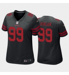 women javon kinlaw san francisco 49ers black game jersey women javon kinlaw san francisco 49ers black game jersey