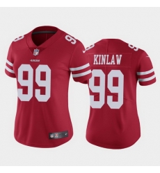 women javon kinlaw san francisco 49ers scarlet vapor limited jersey women javon kinlaw san francisco 49ers scarlet vapor limited jersey