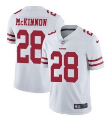Nike 49ers #28 Jerick McKinnon White Youth Stitched NFL Vapor Untouchable Limited Jersey Nike 49ers #28 Jerick McKinnon White Youth Stitched NFL Vapor Untouchable Limited Jersey