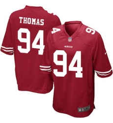 Nike 49ers #94 Solomon Thomas Red Team Color Youth Stitched NFL Elite Jersey Nike 49ers #94 Solomon Thomas Red Team Color Youth Stitched NFL Elite Jersey