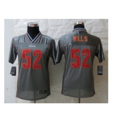 Nike Youth San Francisco 49ers #52 Willis Grey Jerseys(Vapor) Nike Youth San Francisco 49ers #52 Willis Grey Jerseys(Vapor)