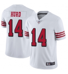 Youth 49ers 14 Jalen Hurd White Rush Stitched Football Vapor Untouchable Limited Jersey Youth 49ers 14 Jalen Hurd White Rush Stitched Football Vapor Untouchable Limited Jersey