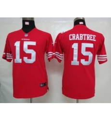 Youth Nike San Francisco 49ers 15# Michael Crabtree Red Nike NFL Jerseys Youth Nike San Francisco 49ers 15# Michael Crabtree Red Nike NFL Jerseys