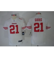 Youth Nike San Francisco 49ers 21# Gore White Limited Jerseys Youth Nike San Francisco 49ers 21# Gore White Limited Jerseys