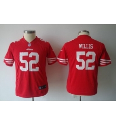 Youth Nike San Francisco 49ers 52# Willis Authentic Red Jersey Youth Nike San Francisco 49ers 52# Willis Authentic Red Jersey