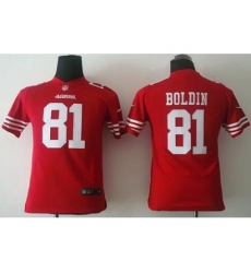 Youth Nike San Francisco 49ers #81 Anquan Boldin Red Team Color Stitched NFL Jersey Youth Nike San Francisco 49ers #81 Anquan Boldin Red Team Color Stitched NFL Jersey