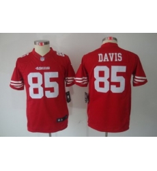 Youth Nike San Francisco 49ers #85 Vernon Davis Red Limited Jerseys Youth Nike San Francisco 49ers #85 Vernon Davis Red Limited Jerseys