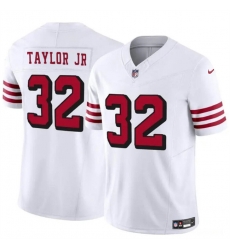Youth San Francisco 49ers 32 Patrick Taylor Jr New White 2024 F U S E Vapor Untouchable Limited Stitched Football Jersey Youth San Francisco 49ers 32 Patrick Taylor Jr New White 2024 F U S E Vapor Untouchable Limited Stitched Football Jersey