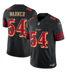 Youth San Francisco 49ers 54 Fred Warner Black 2025 F U S E Rivalries Vapor Limited Stitched Football Jersey Youth San Francisco 49ers 54 Fred Warner Black 2025 F U S E Rivalries Vapor Limited Stitched Football Jersey