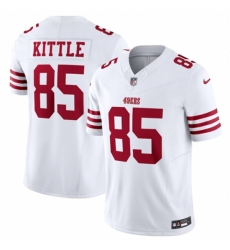 Youth San Francisco 49ers 85 George Kittle White 2023 F U S E Vapor Untouchable Limited Stitched Football Jersey Youth San Francisco 49ers 85 George Kittle White 2023 F U S E Vapor Untouchable Limited Stitched Football Jersey