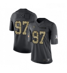 Youth San Francisco 49ers 97 Nick Bosa Limited Black 2016 Salute to Service Football Jersey Youth San Francisco 49ers 97 Nick Bosa Limited Black 2016 Salute to Service Football Jersey
