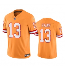 Men Tampa Bay Buccaneers 13 Mike Evans Orange Throwback Limited Stitched Jersey Men Tampa Bay Buccaneers 13 Mike Evans Orange Throwback Limited Stitched Jersey