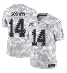 Men Tampa Bay Buccaneers 14 Chris Godwin 2024 F U S E Arctic Camo Salute To Service Limited Stitched Football Jersey Men Tampa Bay Buccaneers 14 Chris Godwin 2024 F U S E Arctic Camo Salute To Service Limited Stitched Football Jersey
