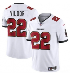 Men Tampa Bay Buccaneers 22 Kindle Vildor White Vapor Limited Stitched Jersey Men Tampa Bay Buccaneers 22 Kindle Vildor White Vapor Limited Stitched Jersey