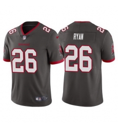 Men Tampa Bay Buccaneers 26 Logan Ryan Grey Vapor Untouchable Limited Stitched jersey Men Tampa Bay Buccaneers 26 Logan Ryan Grey Vapor Untouchable Limited Stitched jersey