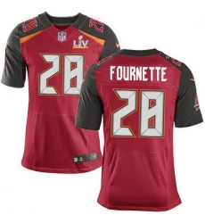 Men Tampa Bay Buccaneers 28 Leonard Fournette Red Team Color Men Super Bowl LV Bound Stitched NFL Vapor Untouchable Elite Jersey Men Tampa Bay Buccaneers 28 Leonard Fournette Red Team Color Men Super Bowl LV Bound Stitched NFL Vapor Untouchable Elite Jersey