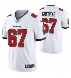 Men Tampa Bay Buccaneers 67 Luke Goedeke White Vapor Untouchable Limited Stitched Jersey Men Tampa Bay Buccaneers 67 Luke Goedeke White Vapor Untouchable Limited Stitched Jersey