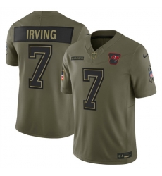 Men Tampa Bay Buccaneers 7 Bucky Irving Olive 2025 F U S E Salute to Service Limited Stitched Football Jersey Men Tampa Bay Buccaneers 7 Bucky Irving Olive 2025 F U S E Salute to Service Limited Stitched Football Jersey