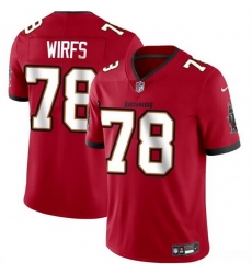 Men Tampa Bay Buccaneers 78 Tristan Wirfs Red 2025 Vapor Limited Stitched Jersey Men Tampa Bay Buccaneers 78 Tristan Wirfs Red 2025 Vapor Limited Stitched Jersey