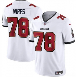 Men Tampa Bay Buccaneers 78 Tristan Wirfs White 2025 Vapor Untouchable Limited Stitched Football Jersey