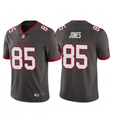 Men Tampa Bay Buccaneers 85 Julio Jones Grey Vapor Untouchable Limited Stitched Jersey Men Tampa Bay Buccaneers 85 Julio Jones Grey Vapor Untouchable Limited Stitched Jersey