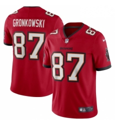 Men Tampa Bay Buccaneers #87 Rob Gronkowski Nike Red Vapor Limited Jersey Men Tampa Bay Buccaneers #87 Rob Gronkowski Nike Red Vapor Limited Jersey