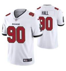 Men Tampa Bay Buccaneers 90 Logan Hall White Vapor Untouchable Limited Stitched Jersey Men Tampa Bay Buccaneers 90 Logan Hall White Vapor Untouchable Limited Stitched Jersey
