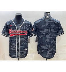 Men Tampa Bay Buccaneers Blank Grey Camo With Patch Cool Base Stitched Baseball Jersey Men Tampa Bay Buccaneers Blank Grey Camo With Patch Cool Base Stitched Baseball Jersey