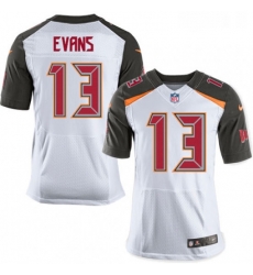 Mens Nike Tampa Bay Buccaneers 13 Mike Evans Elite White NFL Jersey Mens Nike Tampa Bay Buccaneers 13 Mike Evans Elite White NFL Jersey