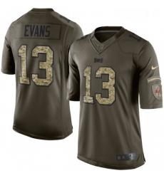 Mens Nike Tampa Bay Buccaneers 13 Mike Evans Limited Green Salute to Service NFL Jersey Mens Nike Tampa Bay Buccaneers 13 Mike Evans Limited Green Salute to Service NFL Jersey